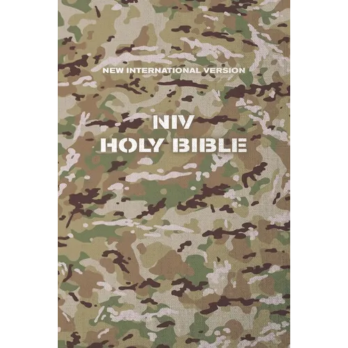 Niv, Holy Bible, Compact, Paperback, Military Camo, Comfort Print - Paperback