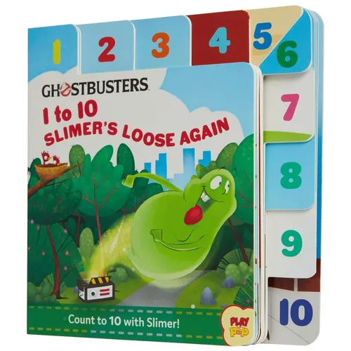 Ghostbusters: 1 to 10 Slimer's Loose Again - Board Book