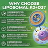 Liposomal Vitamin D3 5000IU K2 MK7 100 mcg