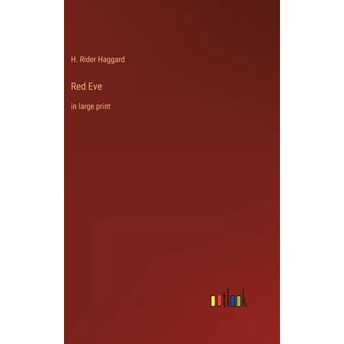 Red Eve: in large print - Hardcover