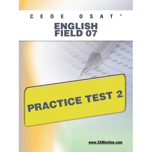 Ceoe Osat English Field 07 Practice Test 2 - Paperback