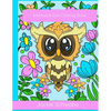 Whimsical Owl Coloring Book - Paperback