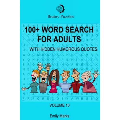 100+ Word Search for Adults: With Hidden Humorous Quotes - Paperback
