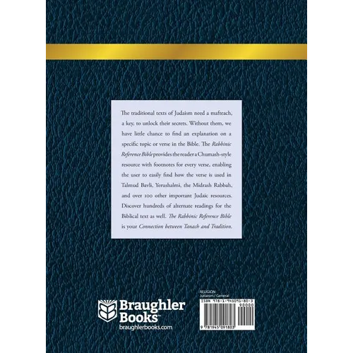 Rabbinic Reference Bible: The Connection Between Tanach and Tradition: Volume III: Leviticus - Hardcover