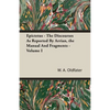 Epictetus - The Discourses As Reported By Arrian, the Manual And Fragments - Volume I - Paperback