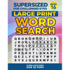 SUPERSIZED FOR CHALLENGED EYES, Book 16: Super Large Print Word Search Puzzles - Paperback