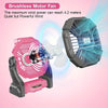 10400mAh 13hrs Rechargeable Automatic Oscillating Camping Fan with LED and Hook