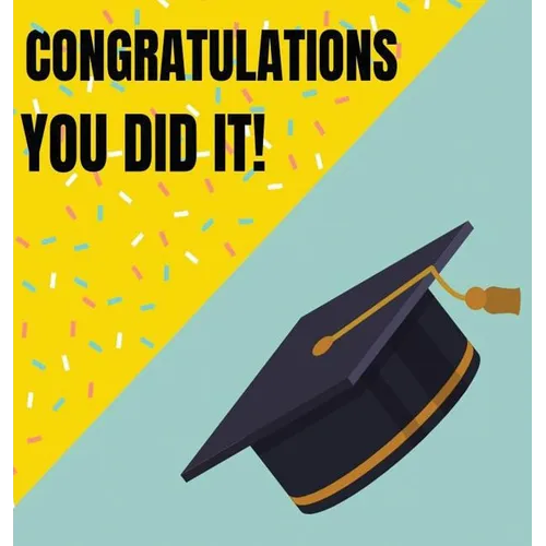 Congratulations Graduate Guest Book Hardcover: Message book to share well wishes and memories, memory book, guest book for graduation party, keepsake, - Hardcover