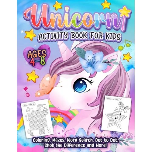Unicorn Activity Book - Paperback