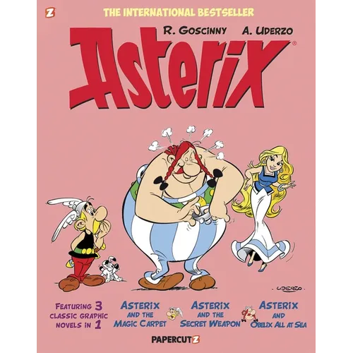 Asterix Omnibus Vol. 10: Collecting Asterix and the Magic Carpet, Asterix and the Secret Weapon, and Asterix and Obelix All at Sea - Paperback