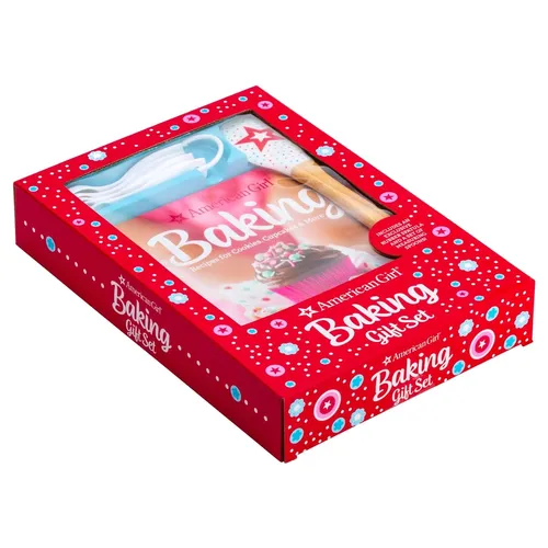 American Girl Baking Gift Set: Recipes for Cookies, Cupcakes & More (Kid's Cookbook, American Girl Doll) - Hardcover