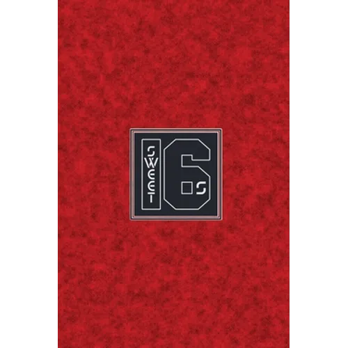 Sweet 16s: Hardcover Rap Notebook Journal For Rappers, Lyrics and Hip Hop Heads - 112 pages and 7x10 Songwritering Journal - Cool Red Book - Hardcover