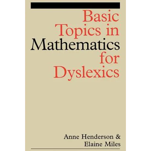 Basic Topics in Mathematics for Dyslexia - Paperback