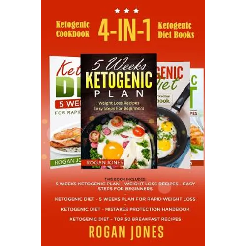 Ketogenic Cookbook: 4-in-1 Ketogenic Diet Books - Paperback