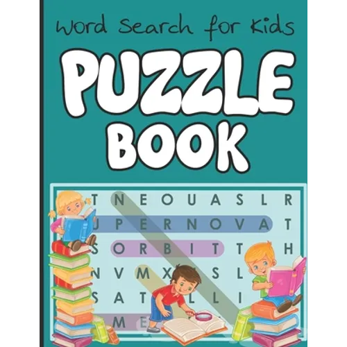 Word Search for Kids - Puzzle Book: English Educational Word Search Puzzles. Child Brain Exercise Book! - Paperback