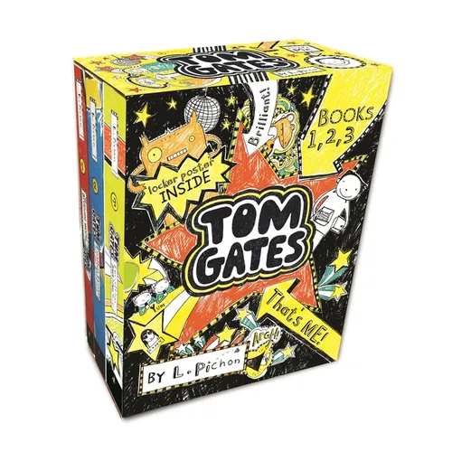 Tom Gates That's Me! (Books One, Two, Three): (Box Set of Funny Illustrated Chapter Books for Middle Grade Readers Ages 8-12) - Boxed Set