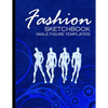 Fashion Sketchbook (Male Figure Templates): Fashion Sketchpad With Outlines Of Male Figures For Drawing And Designing Clothes - Paperback