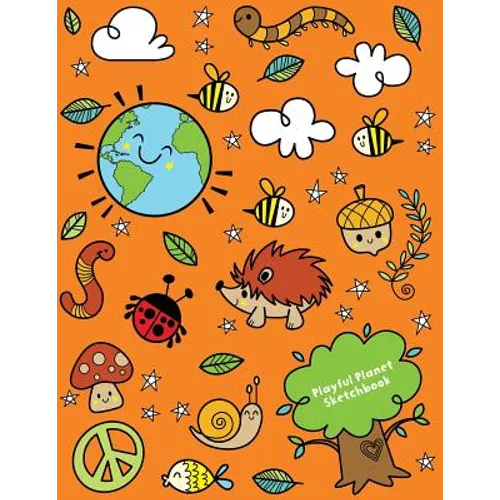 Playful Planet Sketchbook: Jumbo Drawing Pad For Sketching, Doodling And Coloring - Paperback