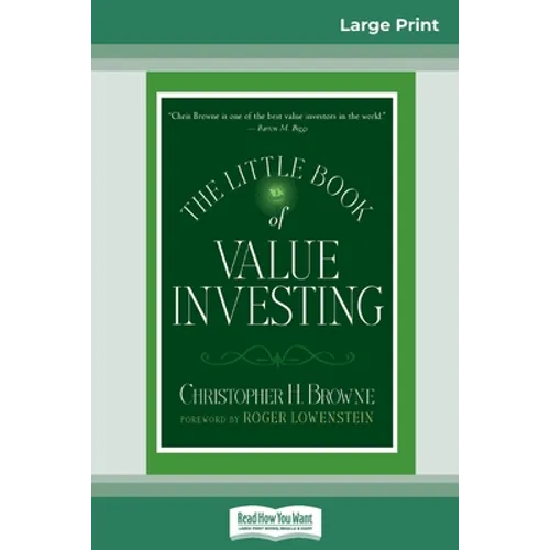 The Little Book of Value Investing: (Little Books. Big Profits) (16pt Large Print Edition) - Paperback