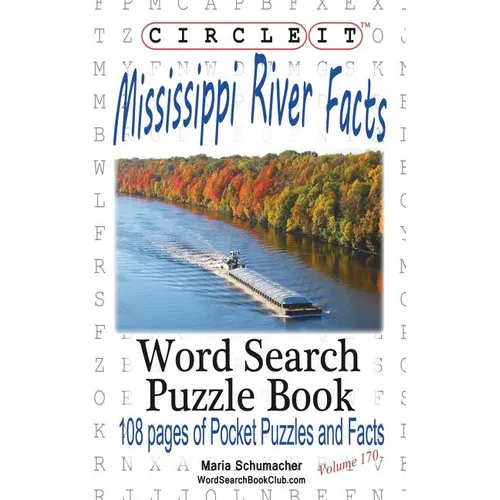 Circle It, Mississippi River Facts, Word Search, Puzzle Book - Paperback
