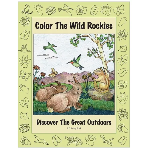 Color the Wild Rockies: Discover the Great Outdoors - Paperback