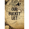 Our Bucket List: Old Map Couples Travel Bucket List - Paperback