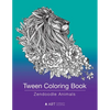 Tween Coloring Book: Zendoodle Animals: Colouring Book for Teenagers, Young Adults, Boys, Girls, Ages 9-12, 13-16, Cute Arts & Craft Gift, Detailed De - Paperback