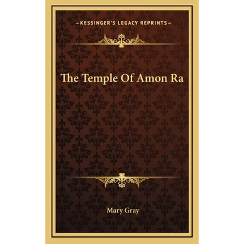 The Temple Of Amon Ra - Hardcover