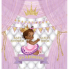 It's a Princess! Baby Shower Guest Book: Square Hardcover - Square Hardcover - Black Girl, Gold Crown, Purple Themed, Personalized Wishes, Parenting A - Hardcover