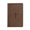 CSB Large Print Personal Size Reference Bible, Brown Leathertouch - Imitation Leather