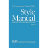 U.S. Government Printing Office Style Manual: An official guide to the form and style of Federal Government printing - Paperback