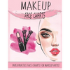 makeup face charts paper practice face charts for makeup artist: A Professional Blank Makeup Practice Workbook for Makeup Artists, makeup face charts - Paperback