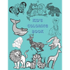 Kid's Coloring Book: JUMBO Nature Coloring Book for Kids. Exciting Photos of Animals and Plants with Colorable BUBBLE LETTERS - Paperback