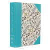 NKJV, Journal the Word Bible, Large Print, Blue Floral Cloth, Red Letter Edition: Reflect, Journal, or Create Art Next to Your Favorite Verses - Hardcover