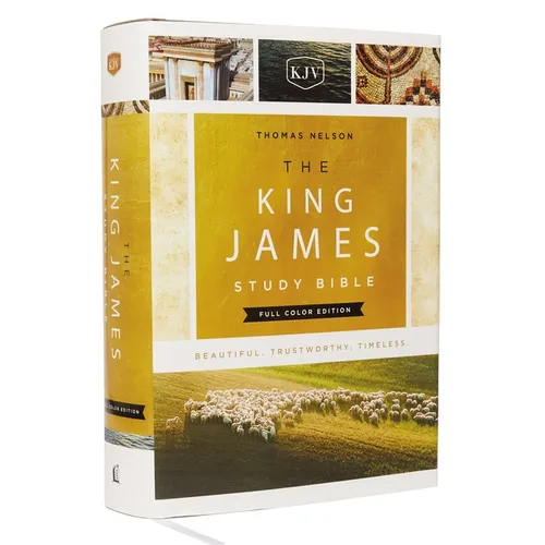 The King James Study Bible, Hardcover, Full-Color Edition - Hardcover