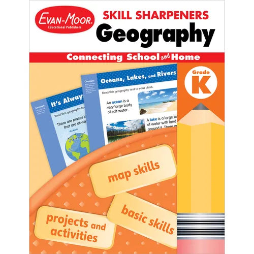 Skill Sharpeners: Geography, Grade K - Paperback