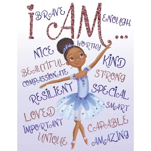I Am: Positive Affirmations Coloring Book for Young Black Girls African American Children Books - Paperback