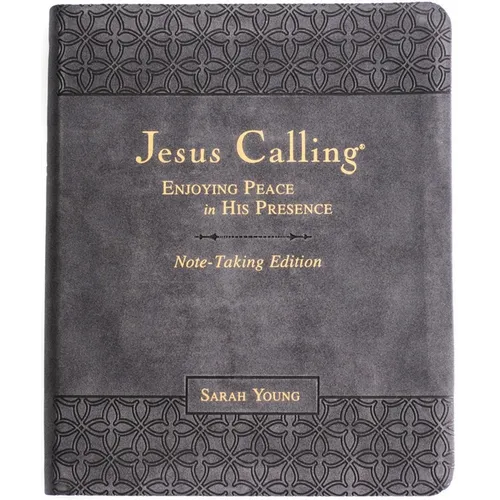 Jesus Calling Note-Taking Edition, Leathersoft, Black, with Full Scriptures: Enjoying Peace in His Presence (a 365-Day Devotional and Prayer Journal) - Imitation Leather
