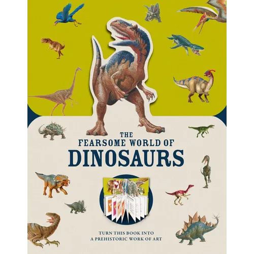 Paperscapes: The Fearsome World of Dinosaurs: Turn This Book Into a Prehistoric Work of Art - Hardcover