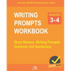 Writing Prompts - Grades 3-4: Story Starters, Writing Prompts, Grammar and Vocabulary - Paperback