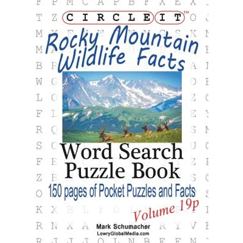 Circle It, Rocky Mountain Wildlife Facts, Pocket Size, Word Search, Puzzle Book - Paperback