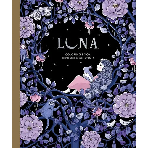 Luna Coloring Book: Hardcover Adult Coloring Book Featuring Thick, High-Quality Paper - Hardcover