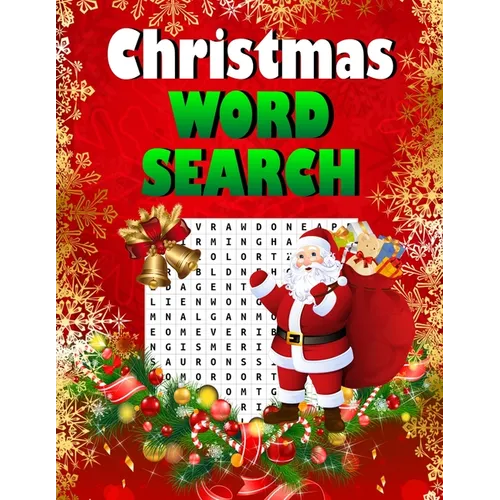 Christmas word search.: Easy Large Print Puzzle Book for Adults, Kids & Everyone for the 25 Days of Christmas. - Paperback