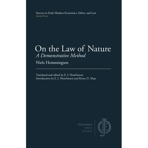 On the Law of Nature: A Demonstrative Method - Paperback