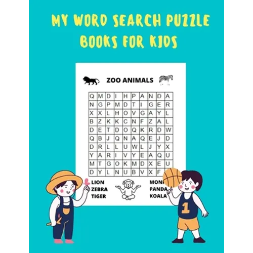 My Word Search Puzzle Books For Kids: word searches for Clever kids ages 6-8, Wordsearches For Second Grade, 60 Large Print Word Search Puzzles, Words - Paperback