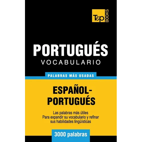 Vocabulario español-portugués - 3000 palabras más usadas - Paperback