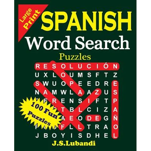 Large Print Spanish Word Search Puzzles - Paperback