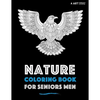 Nature Coloring Book For Seniors Men - Paperback