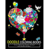 Doodle Coloring Books: Adult Coloring Books: Relax on an Intergalactic Journey through the Universe and Cute Monster - Paperback