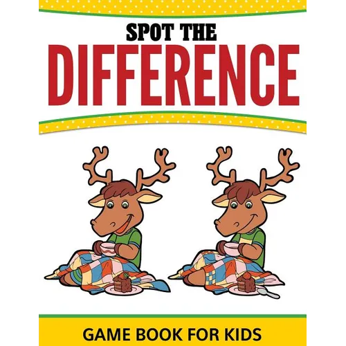 Spot The Difference Game Book For Kids - Paperback